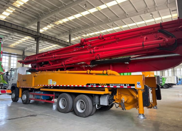 Reman HOWO 8×4 Sany Concrete Pump Truck 6 reman boom truck | reman howo pump truck | reman concrete pump truck