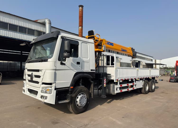 Reman HOWO 6×4 Truck‑Mounted Crane 2 reman crane truck | reman howo crane truck | reman truck mounted crane