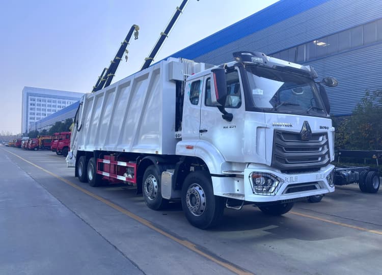 Reman HOWO NX 8×4 Garbage Compactor Truck 2 reman garbage truck | reman compactor garbage truck | reman refuse compactor truck